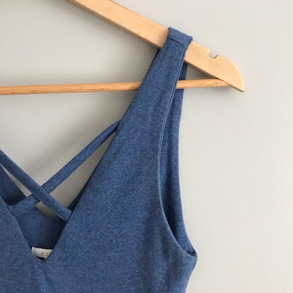 KOOKAI Sleeveless Bodycon Mini Dress w/Plunge Neck - Picture 9 of 16